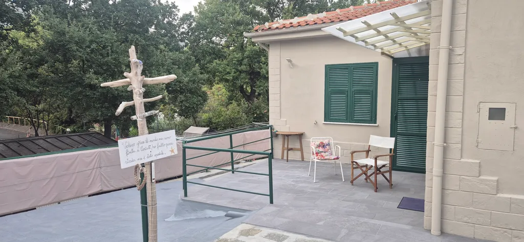 Zona relax più possibilità di stendere i panni