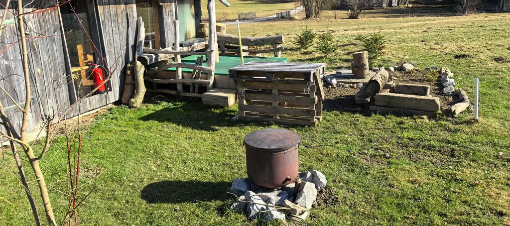 Campen auf der Alm und am Bach