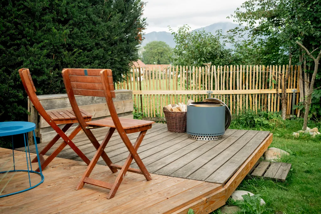 Eure Terrasse mit Feuertonne