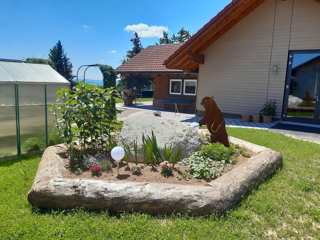 Campen mit Alpenblick