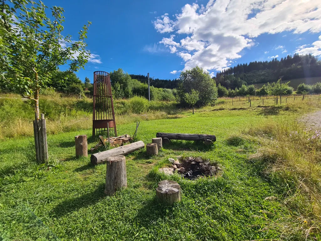 Feuerstelle am Campingplatz