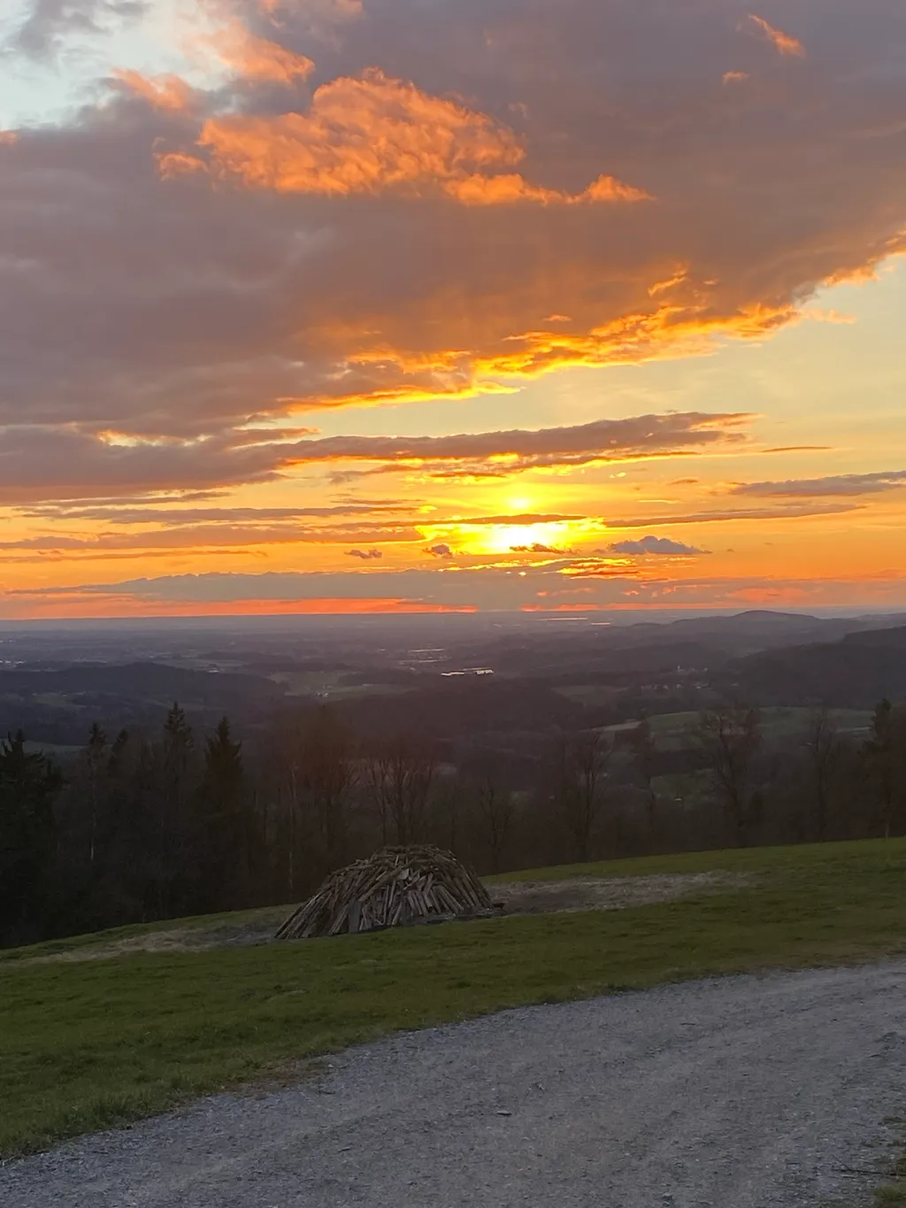 Blick in die Ferne im Bayerischen Wald