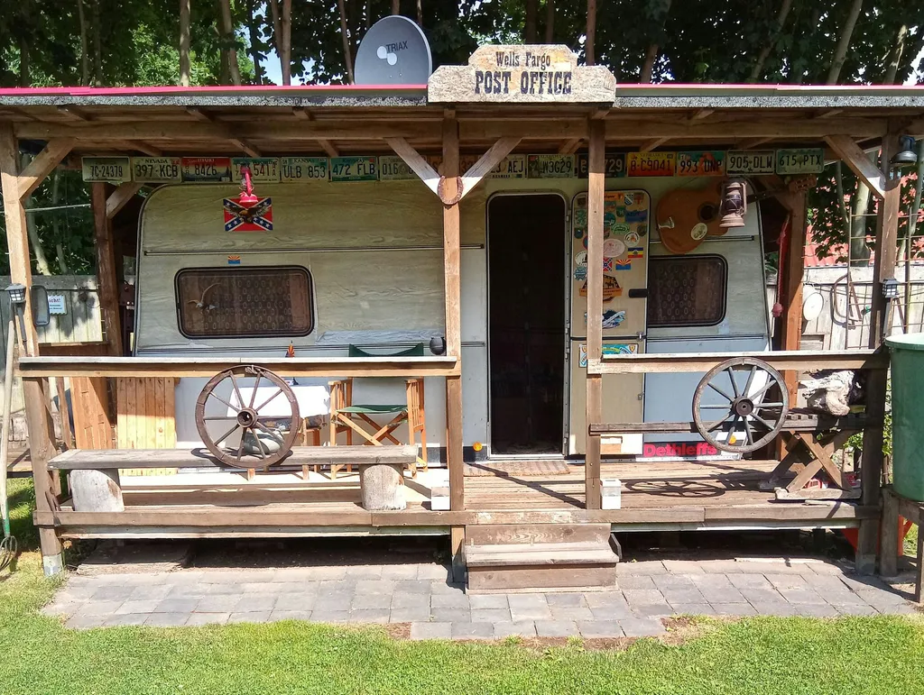 Wohnwagen mit Countryflair