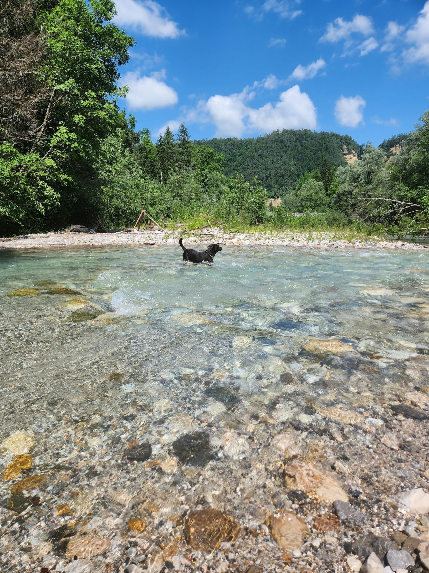 Idyllisches Plätzchen am Bach