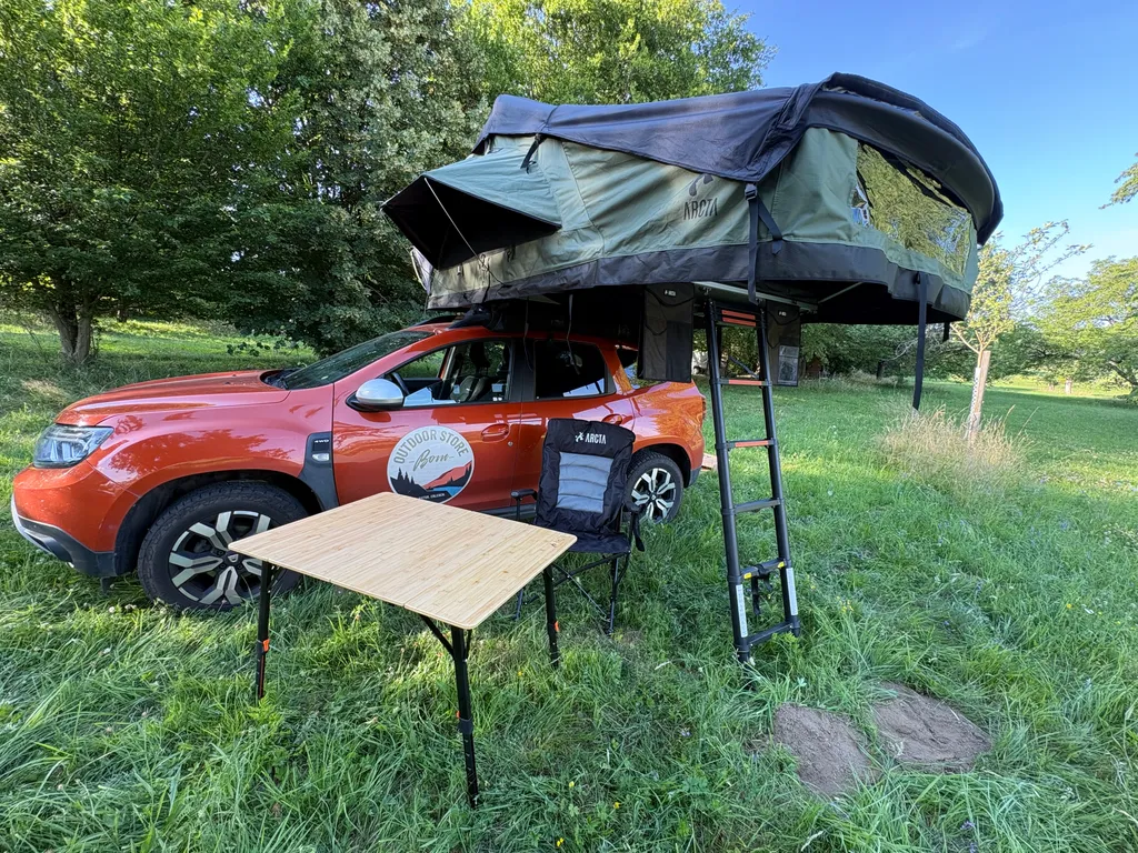 Naturcamp Kadenbach - Mit Dachzelt am Lagerfeuer