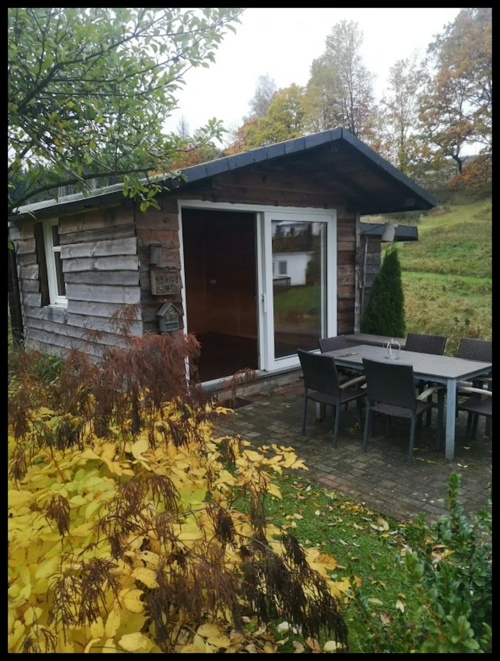 Hütte "Pauline" unterm Apfelbaum