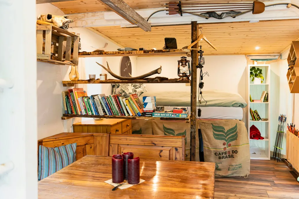 Tiny Haus im Wald für ein Abenteuer