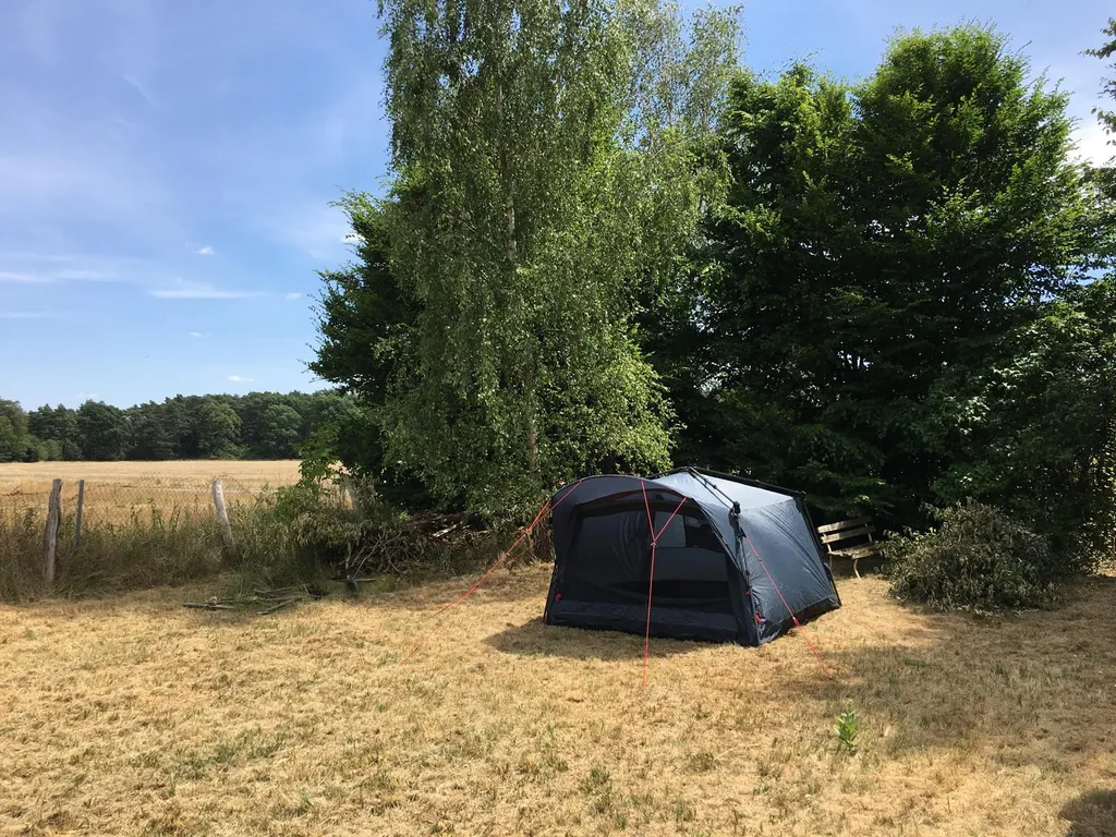 Stellplatz im Garten am Stadtrand von Müllrose