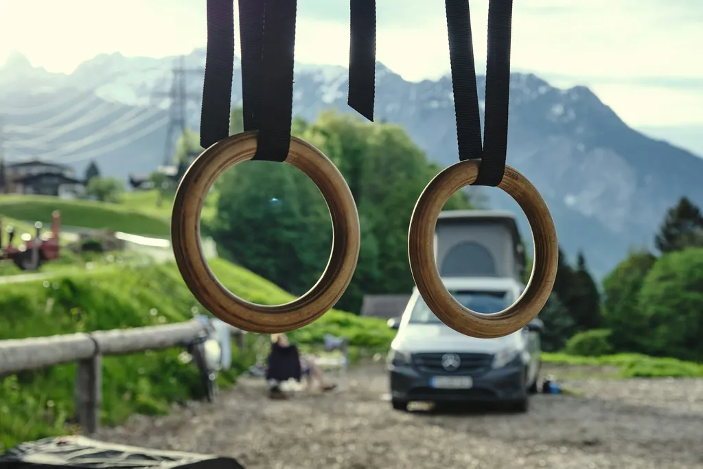 Bergpanorama am Bauernhof