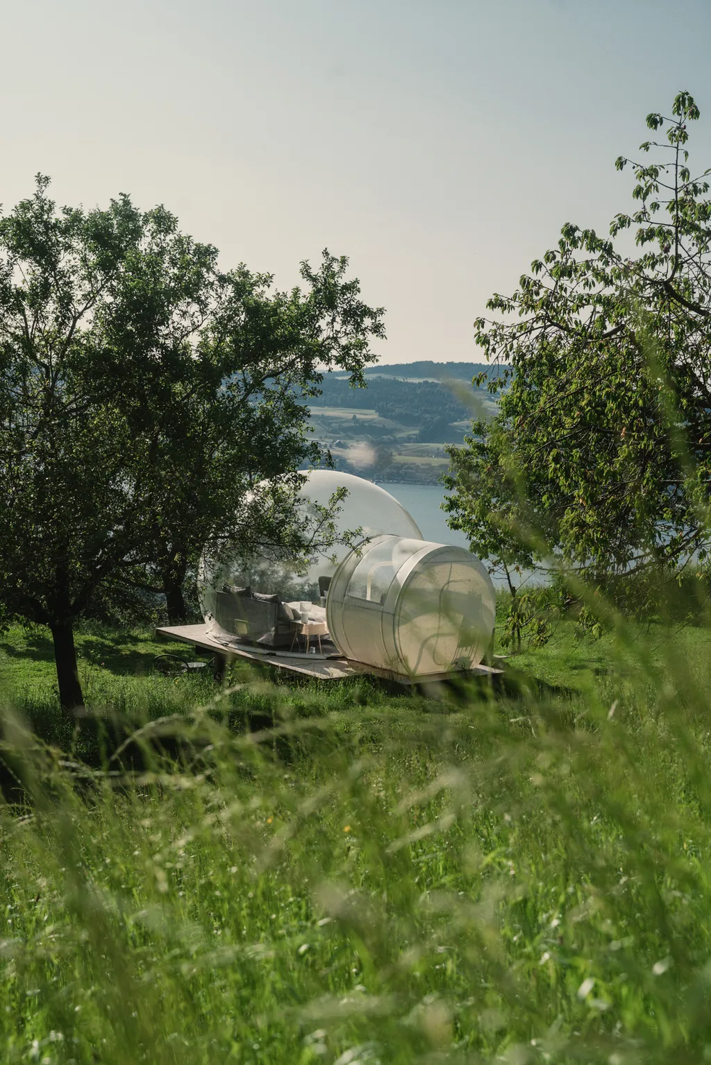 Bubble Tent - Hoch oben über Weggis