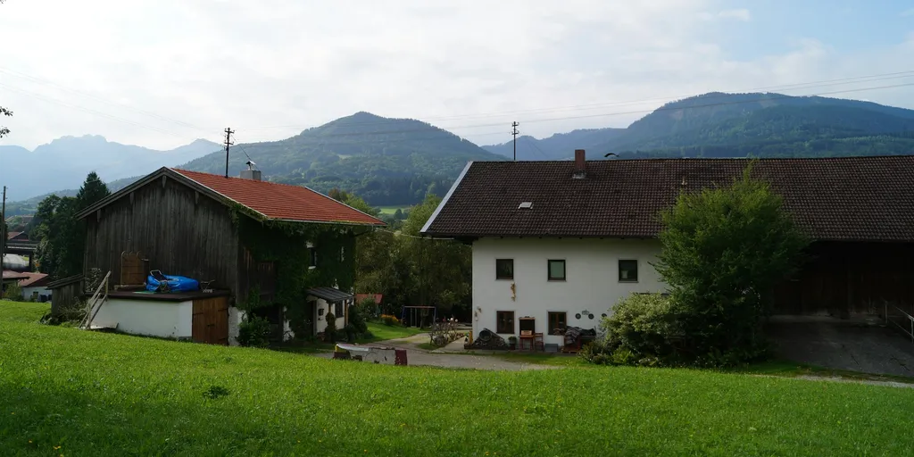 Einfache Scheune beim Chiemsee
