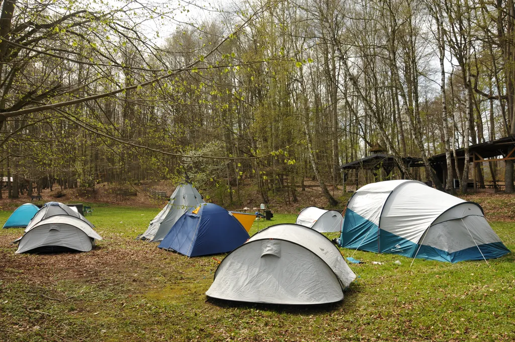 Zeltplatz unterm Himmel