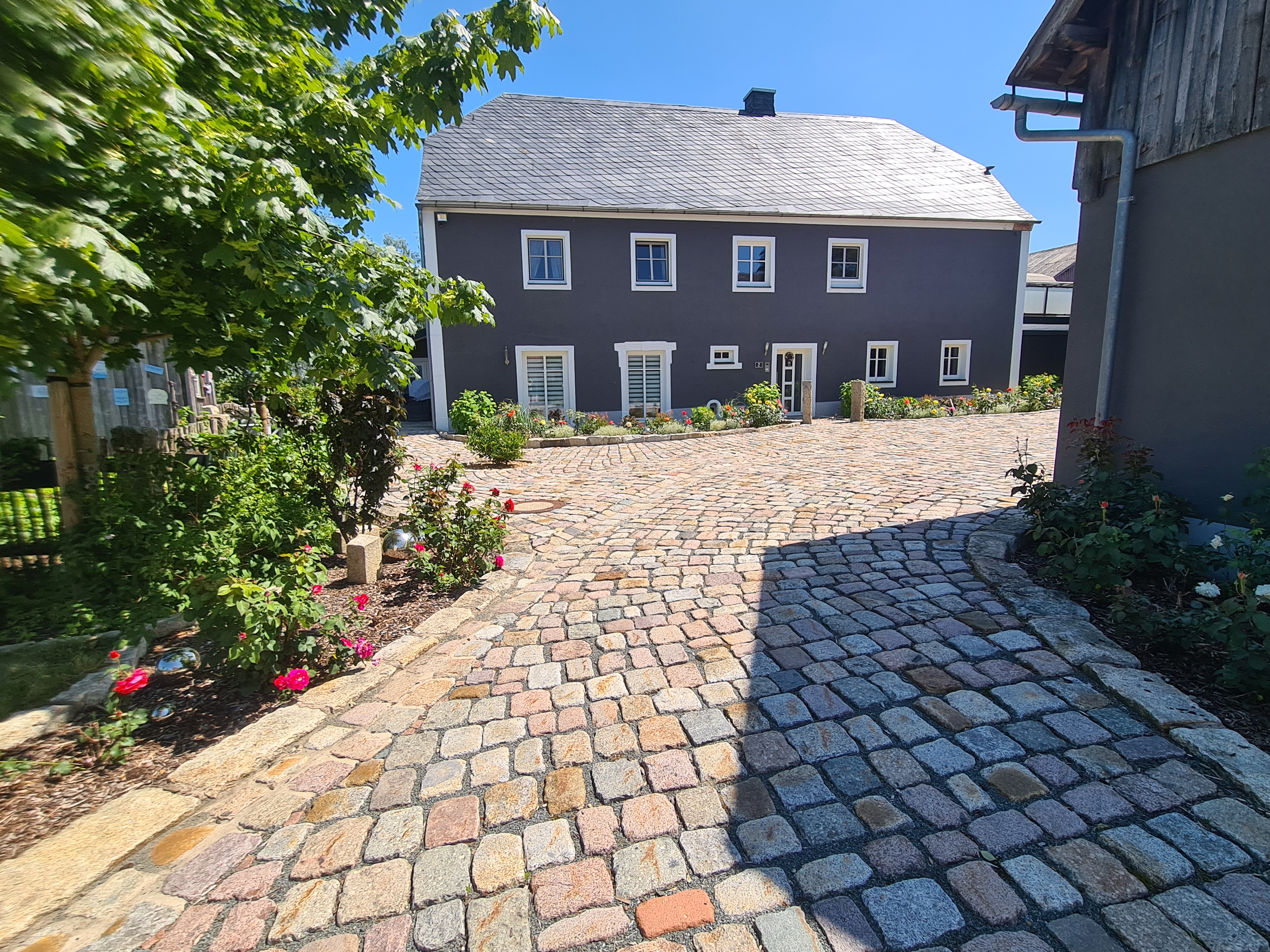 Unser Bauernhaus mit Innenhof