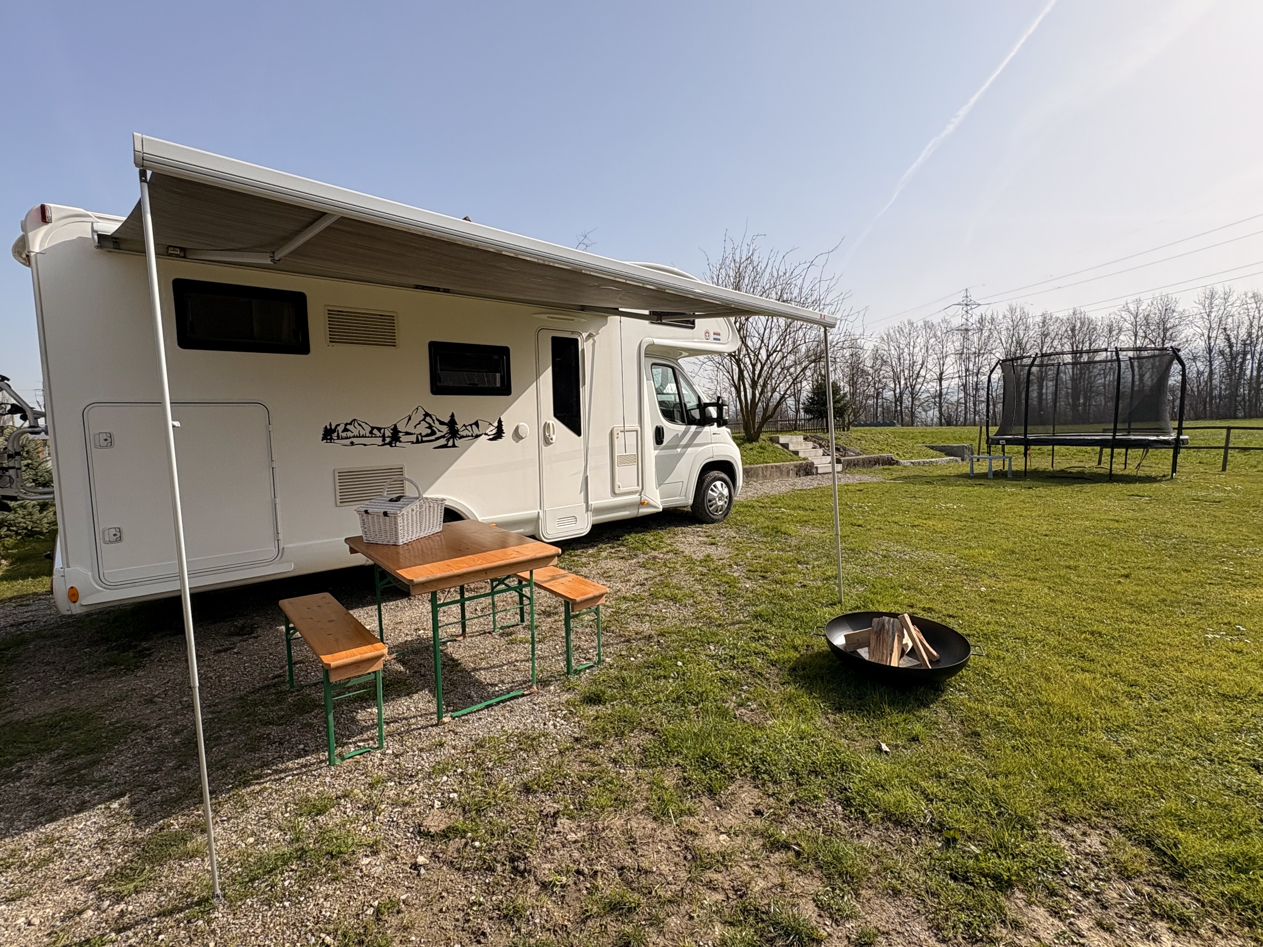 Grüner Platz Nähe Zug