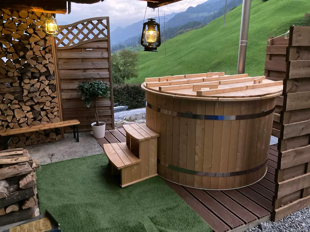 Romantische Bubble Übernachtung