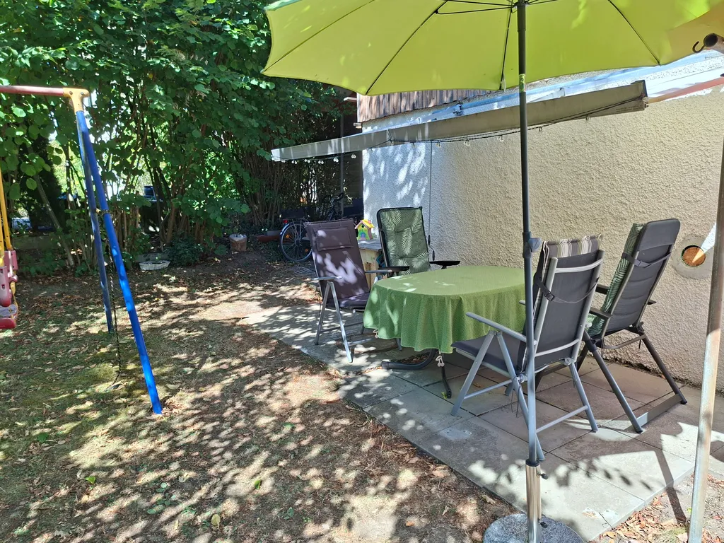 Sitzplatz unter Markise