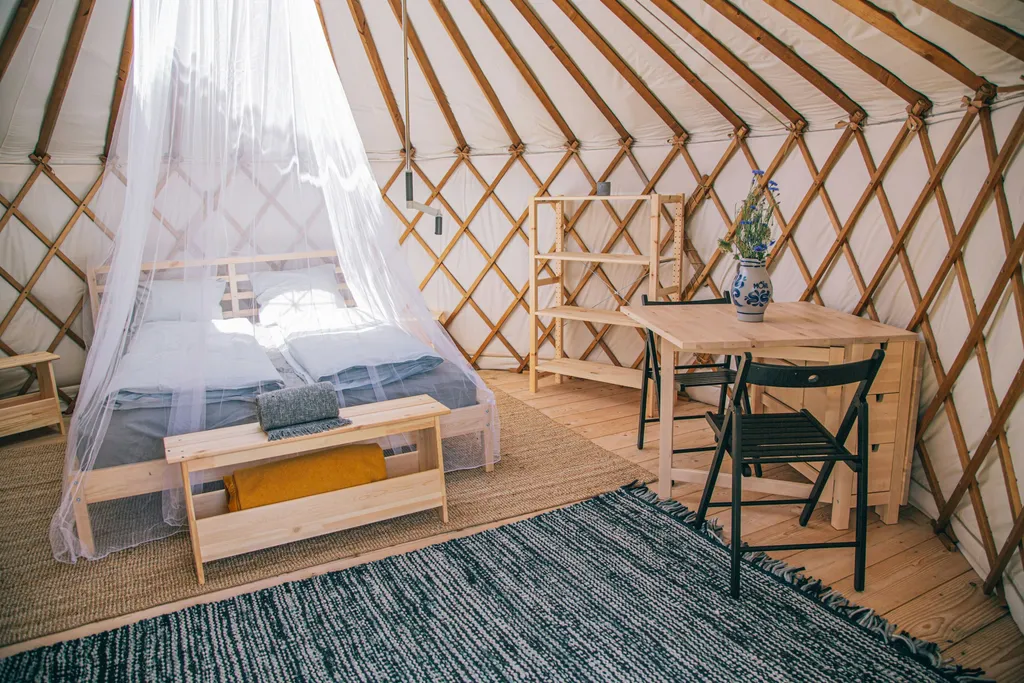 Jurte "Zaunkönig" mit Weitblick