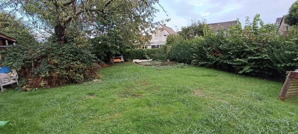 Grüne Gartenwiese nähe Ostparksiedlung
