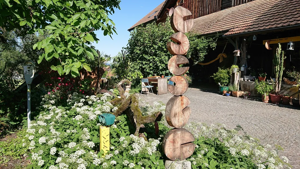 Glamping-Zelt auf dem Schönbühlhof