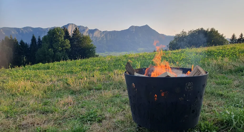 Wiese neben dem Bauernhof