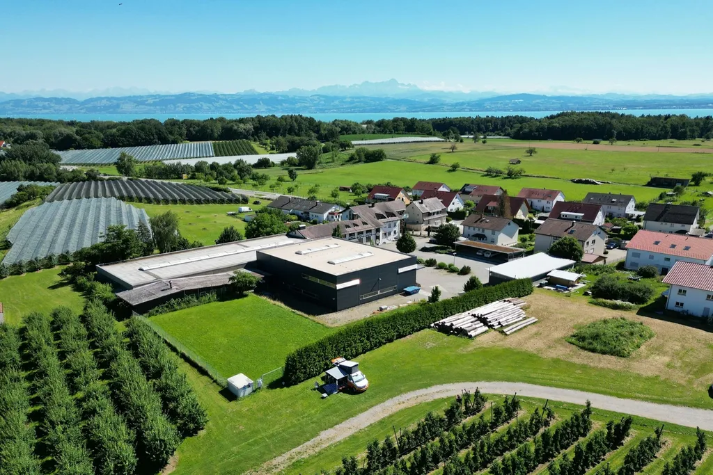 Camping bei Bodensee-Apfelbäumen