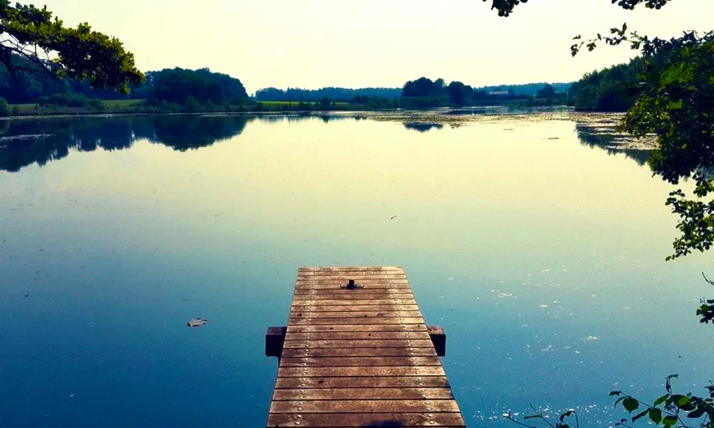 Blick über die Bommer-Weiher