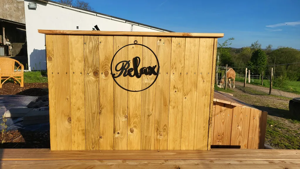 Badefass kann beheizt werden.