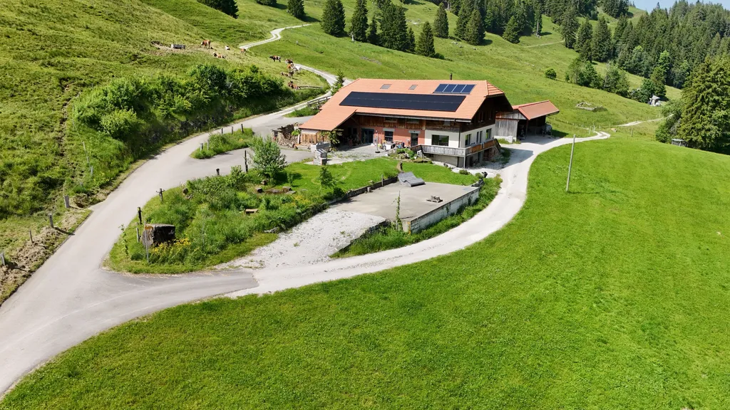 Auf dem Schloss über dem Schwarzsee