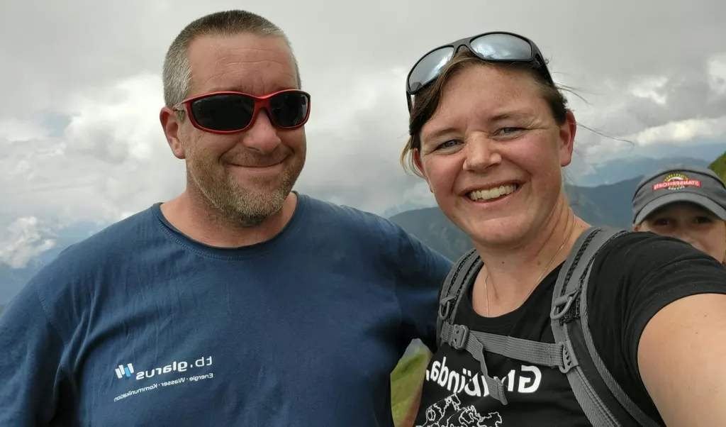 Blick auf die Glarner Berge.