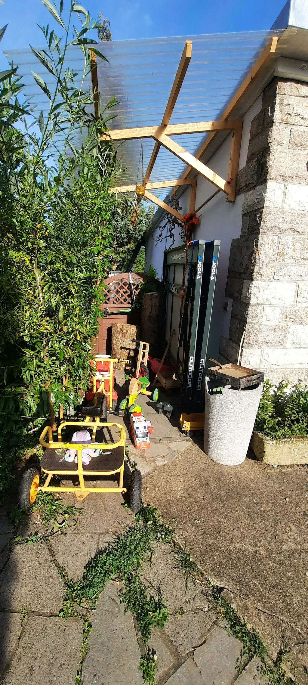 Zelten in der Natur, stadtnah