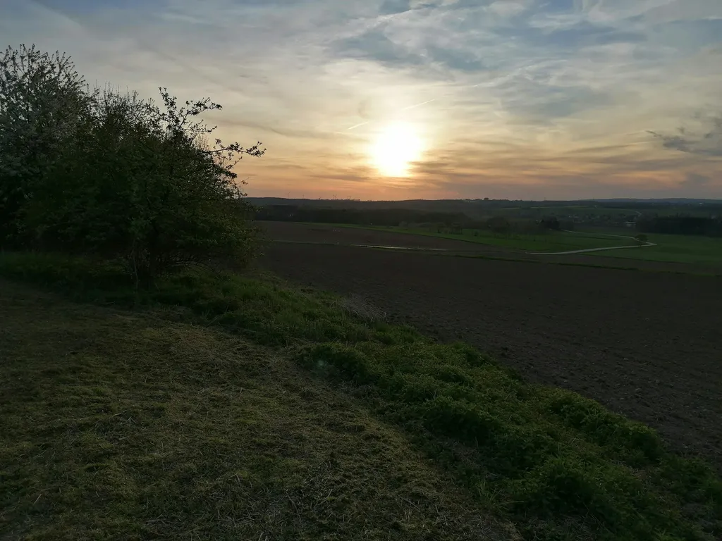 Ruhige Wiese im Grünen