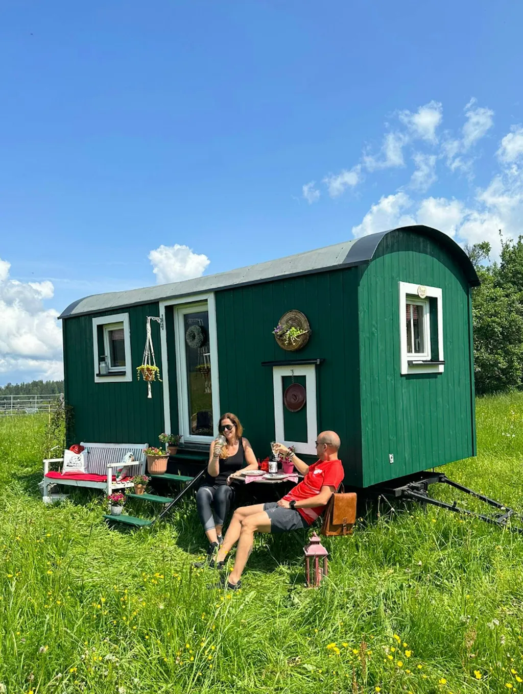 Bauwagen Mitzi am Hof+Teichblick
