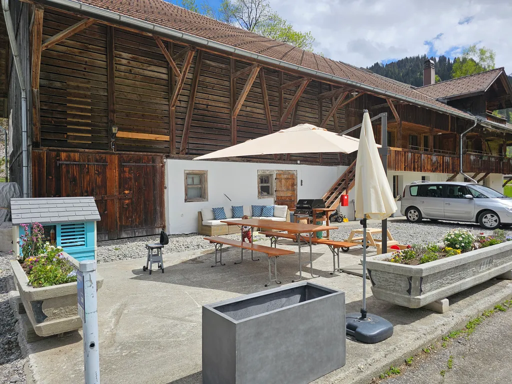 Sitzplatz zur gemeinschaftlichen Nutzung.