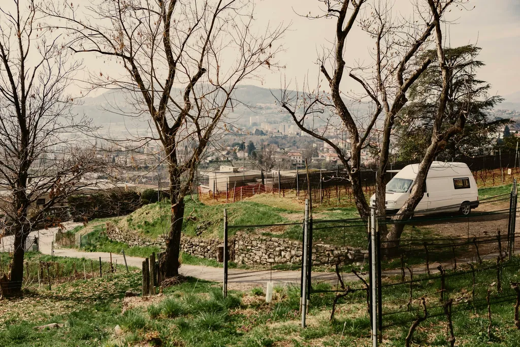 Campeggio in vigna