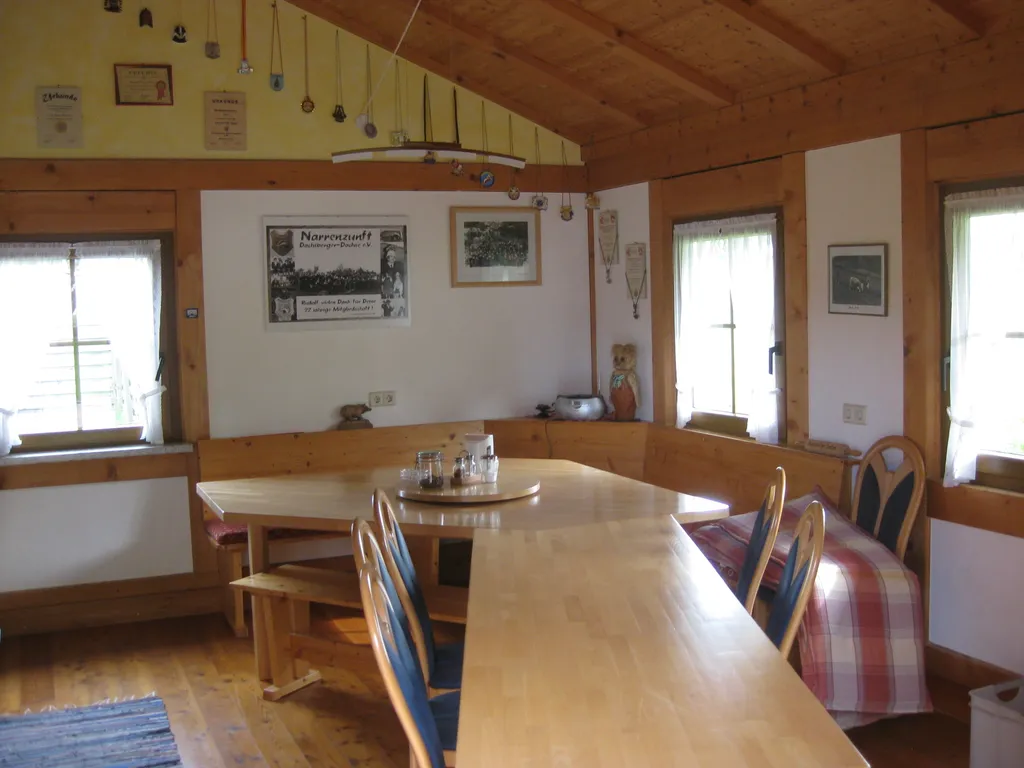 Inneneinrichtung der Gartenhütte