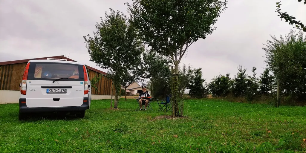 Schöne Streuobstwiese am Ortsrand