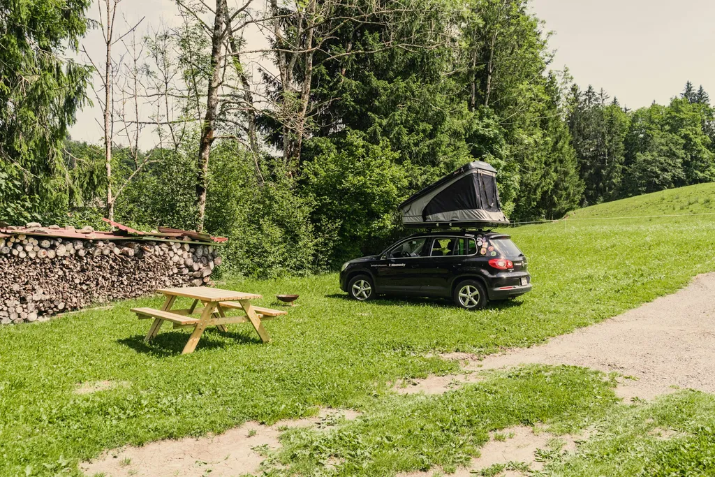 River Camp II, direkt an der Sihl