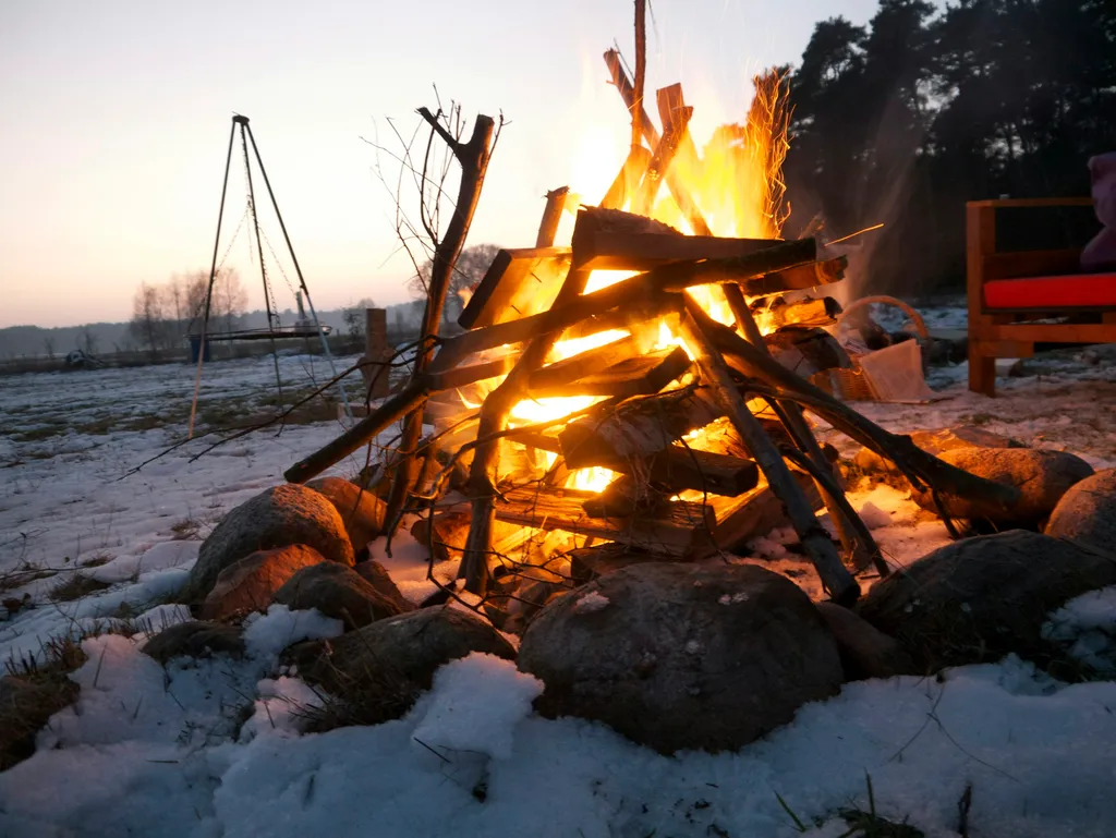 Ökowiese mit Feuerstelle