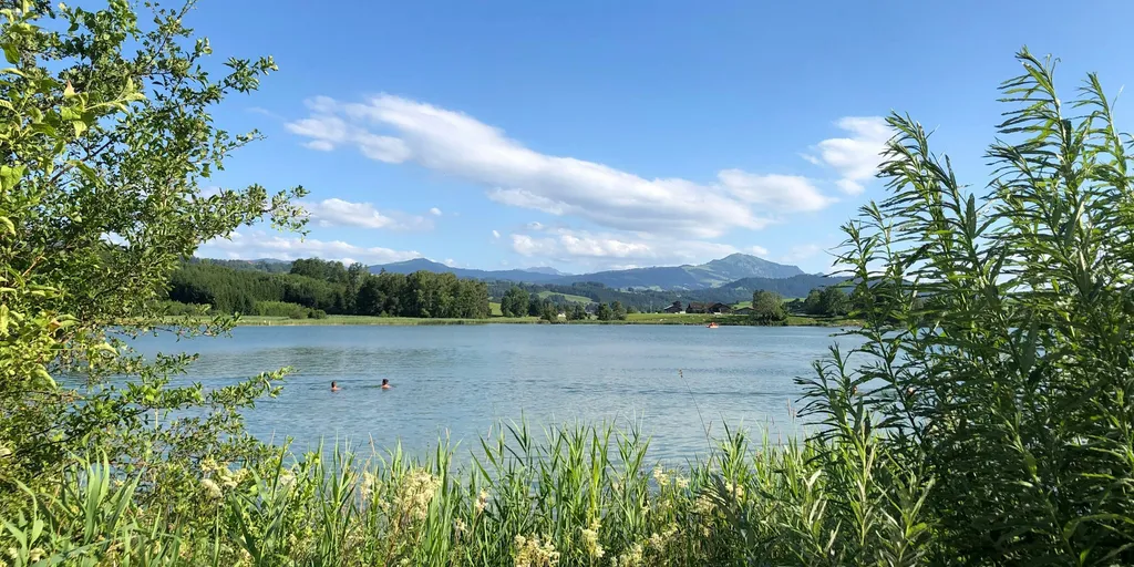 Unser schöner Badesee (Öschlesee) ist in 10 Minuten Fußmarsch zu erreichen