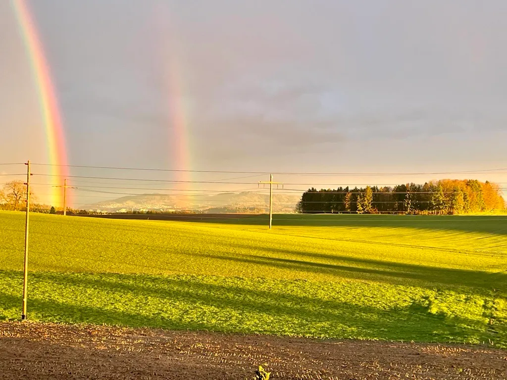 Standplatz mit Alpenblick