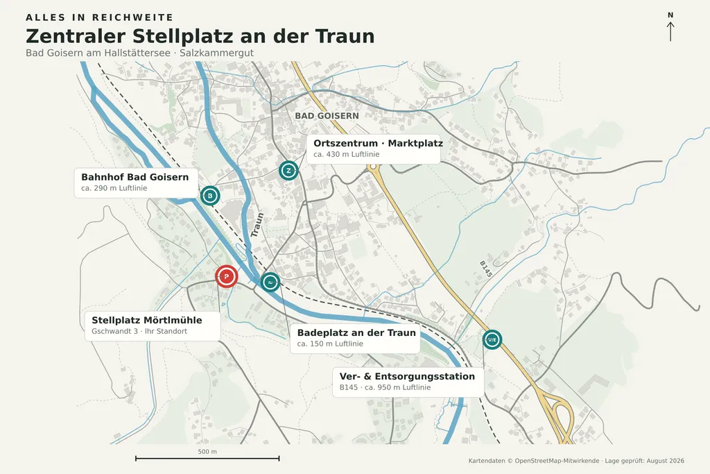Zentral gelegener Stellplatz in Bad Goisern