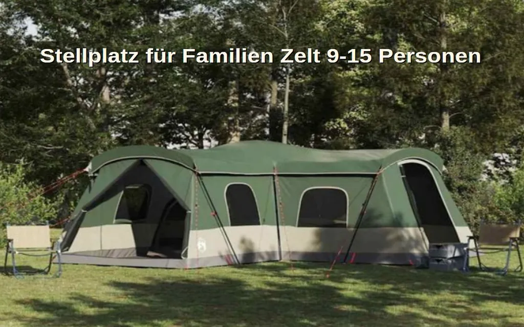 sehr gr. Familien-Zelt 9-15 Pers. Villa Hühnerbunt