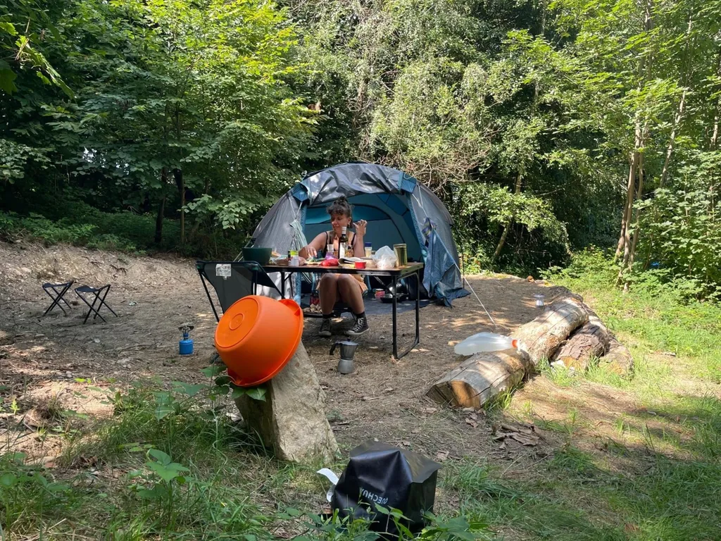 your campsite, one year ago ;)