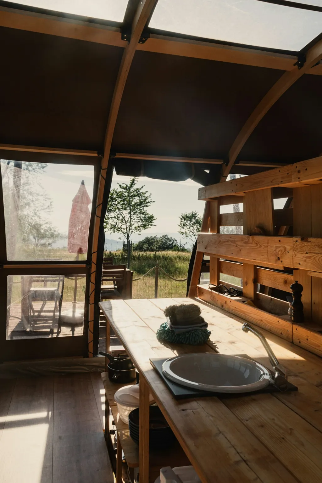 Glamping Zelt auf dem Hirschenhof