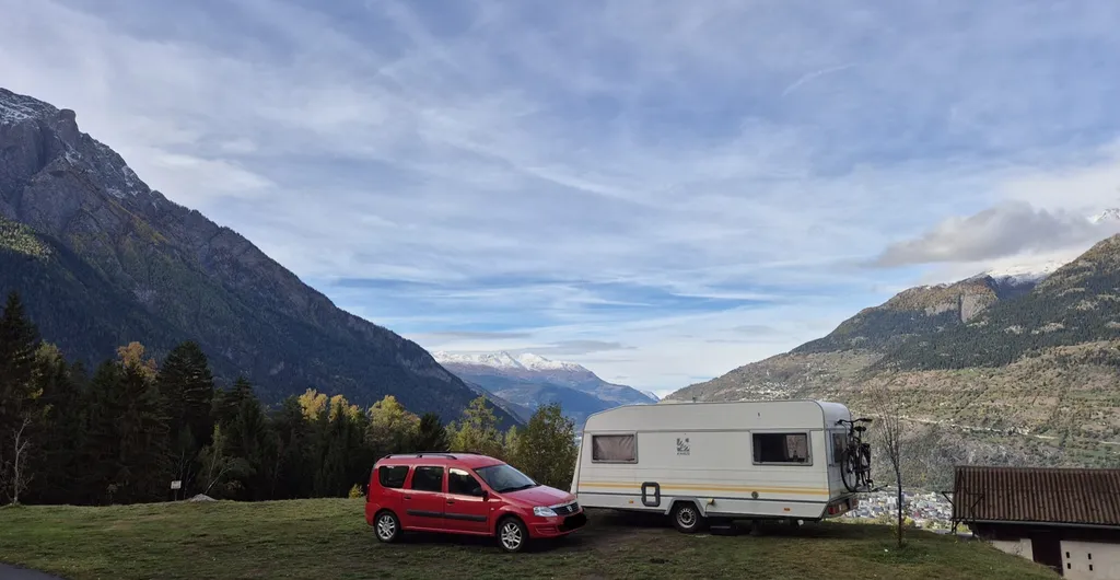 Martin's Terrasse über dem Rhonetal