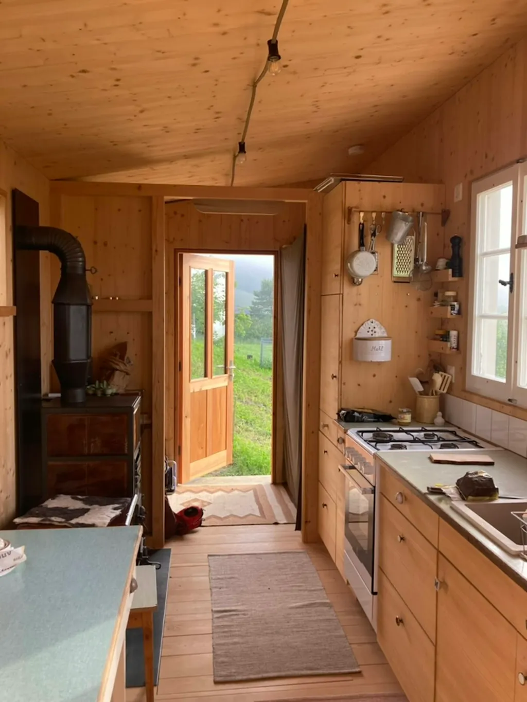 Tinyhouse mit Alpenblick