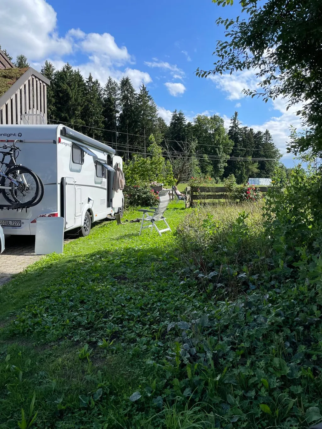 alternativer Stellplatz bei schlechter Witterung etc.