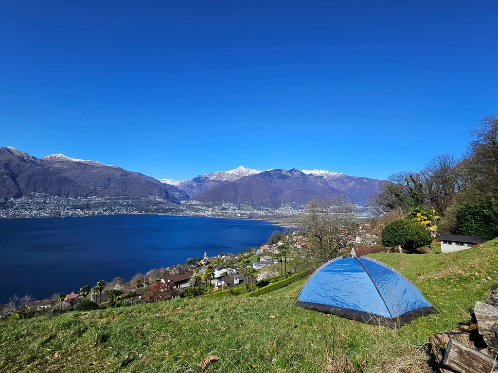 Zeltplatz am Lago Maggiore