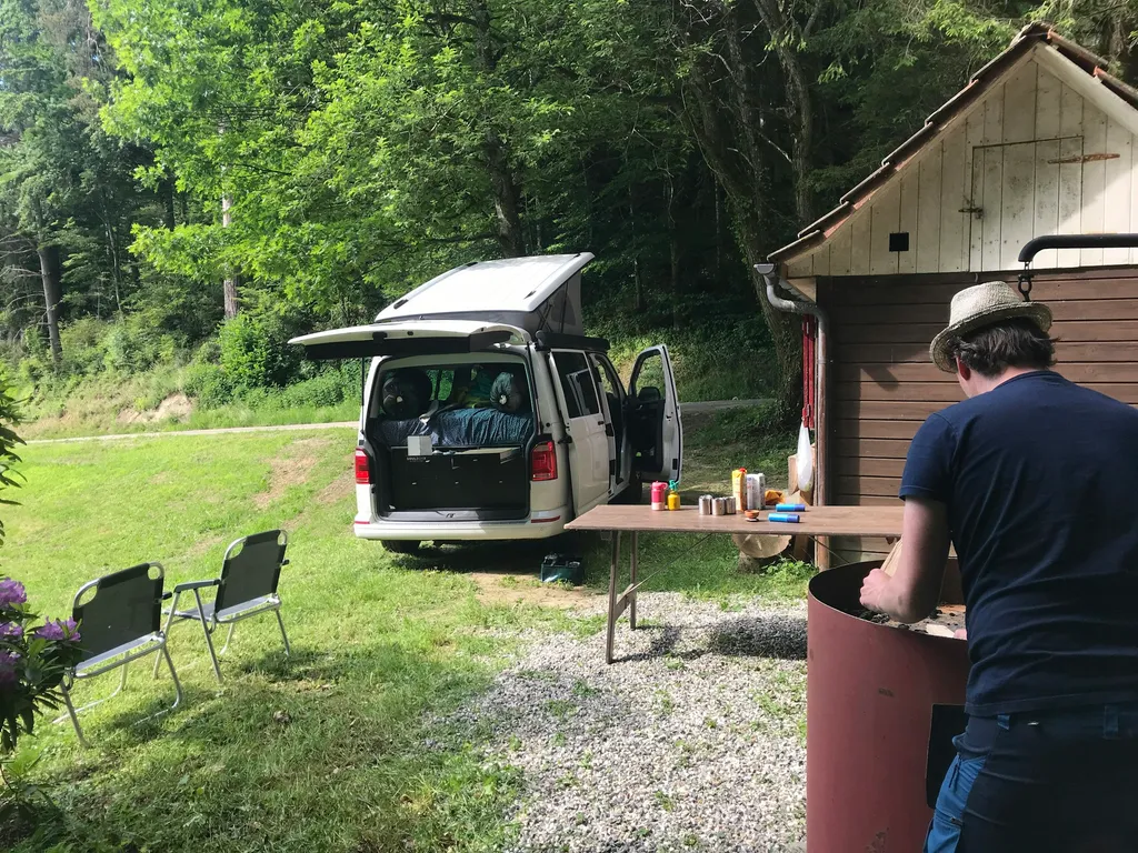 Campieren beim Uhu-Hüsli