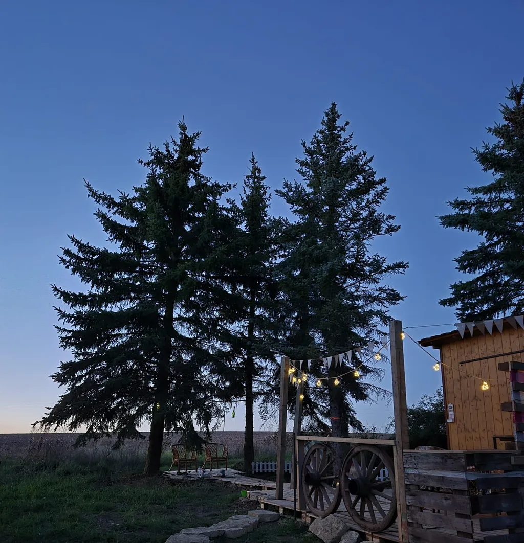 Bauwagen auf der Insel der Seelissen